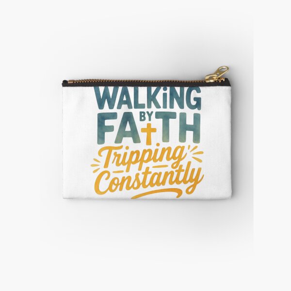 Item preview, Walking By Faith Tripping Constantly - Funny Christian Humor T-Shirt designed and sold by MerchlyMike.