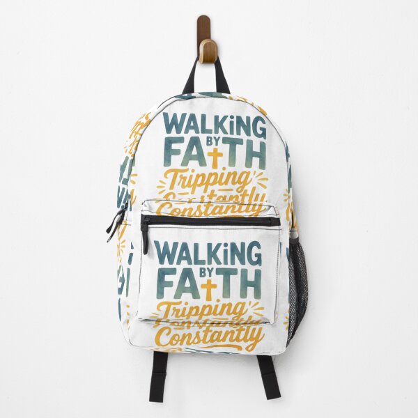 Item preview, Walking By Faith Tripping Constantly - Funny Christian Humor T-Shirt designed and sold by MerchlyMike.