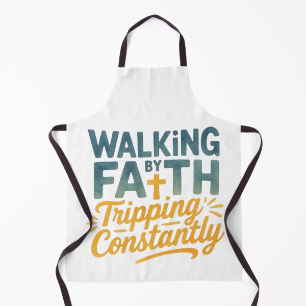 Item preview, Walking By Faith Tripping Constantly - Funny Christian Humor T-Shirt designed and sold by MerchlyMike.