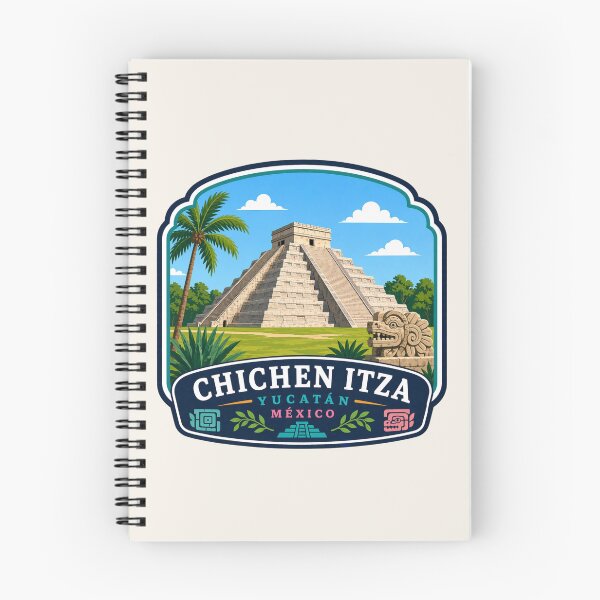 Item preview, Chichén Itzá, Yucatán, Mexico - El Castillo Pyramid designed and sold by Myra365Art.