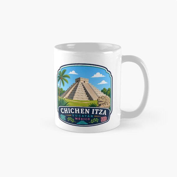 Aperçu de l'œuvre Chichén Itzá, Yucatán, Mexique - Pyramide El Castillo créée et vendue par Myra365Art.