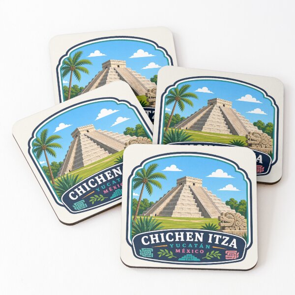 Item preview, Chichén Itzá, Yucatán, Mexico - El Castillo Pyramid designed and sold by Myra365Art.