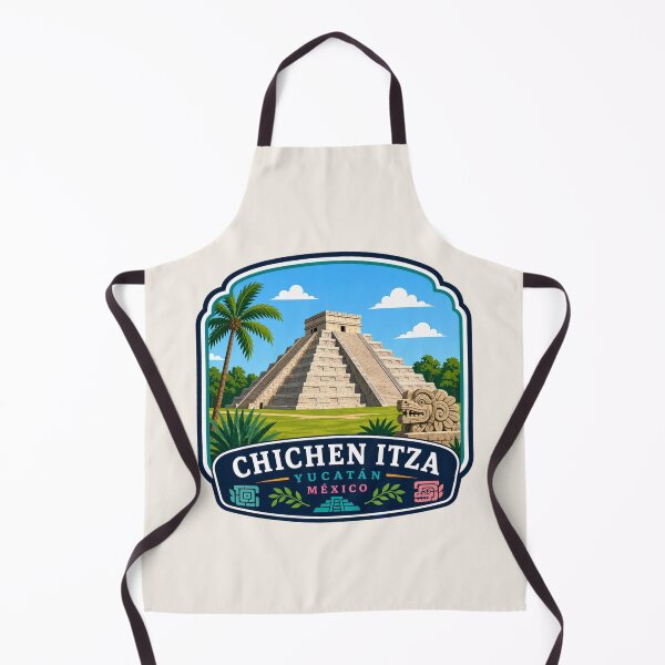 Item preview, Chichén Itzá, Yucatán, Mexico - El Castillo Pyramid designed and sold by Myra365Art.