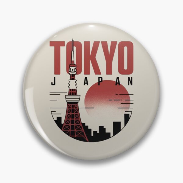 Item preview, Tokyo Japan Tower Vintage Travel Design designed and sold by Travel Souvenirs 30.
