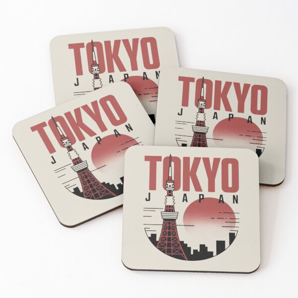 Item preview, Tokyo Japan Tower Vintage Travel Design designed and sold by Travel Souvenirs 30.