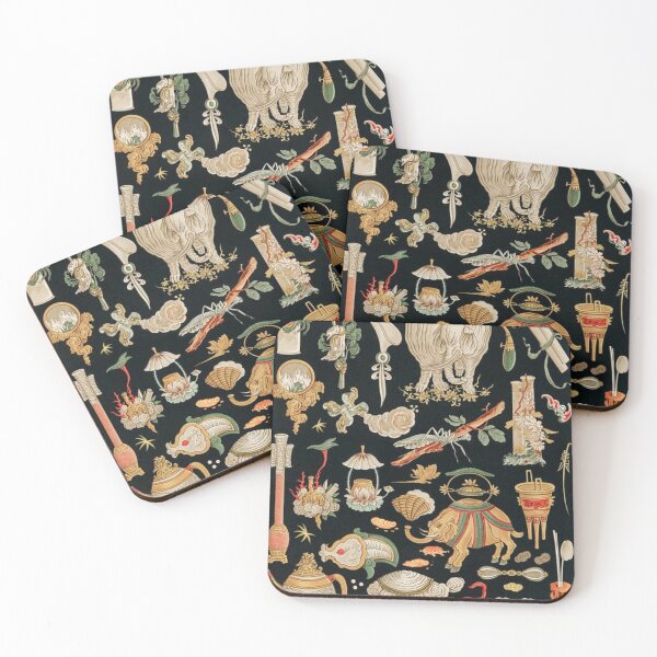 Item preview, Chinois — Chinese Decorative Objects Vintage Chromolithograph designed and sold by LouDSarG.