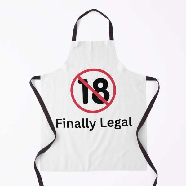 Item preview, 18 Finally Legal - 18th Birthday designed and sold by UnrealShopKelko.