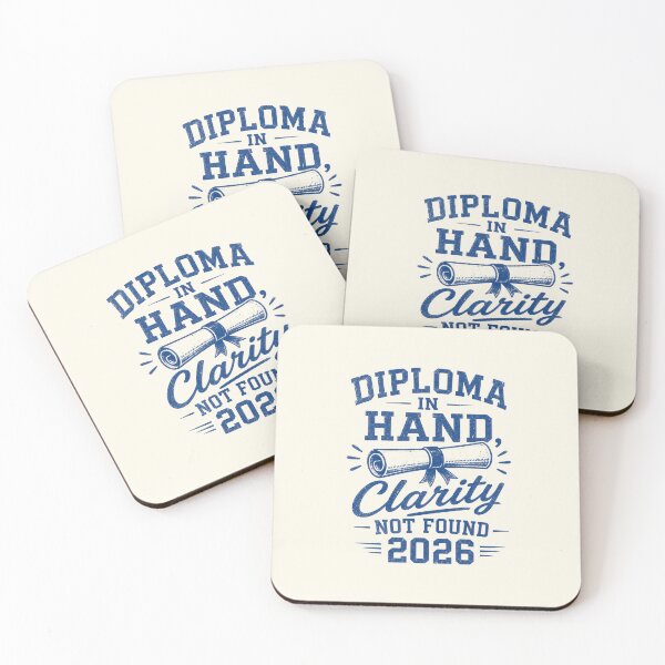 Item preview, Diploma in Hand Clarity Not Found Graduation designed and sold by DemureArtsy.