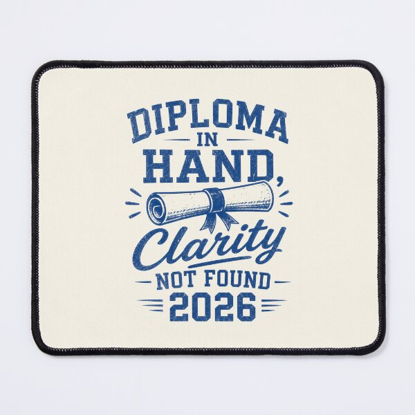 Item preview, Diploma in Hand Clarity Not Found Graduation designed and sold by DemureArtsy.