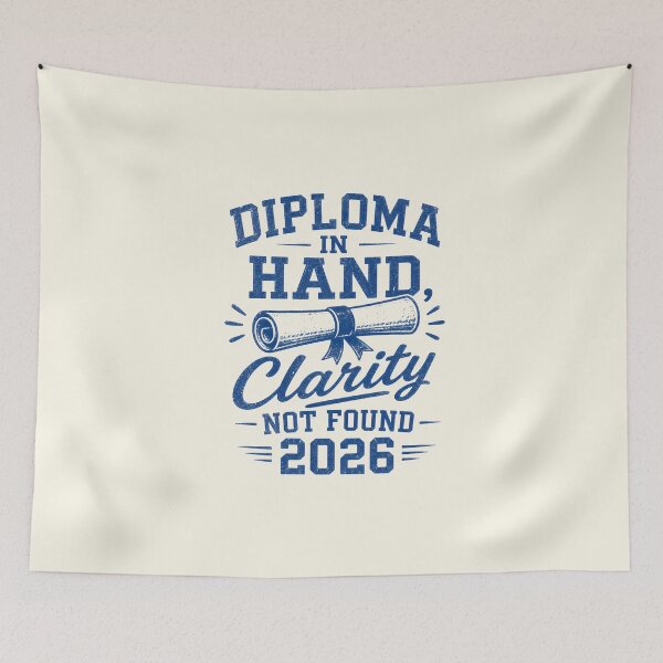 Item preview, Diploma in Hand Clarity Not Found Graduation designed and sold by DemureArtsy.