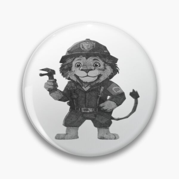Item preview, Lion Firefighter designed and sold by kinpirks.