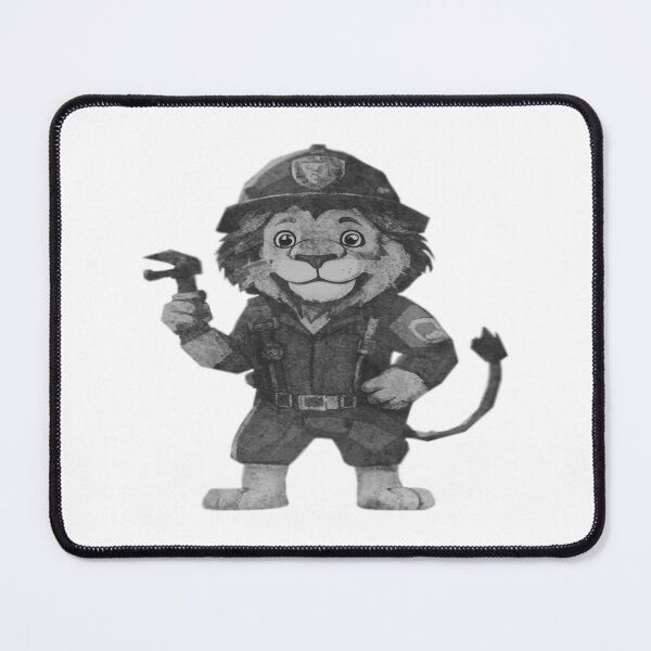 Item preview, Lion Firefighter designed and sold by kinpirks.