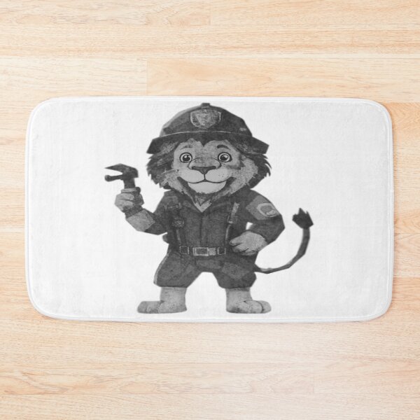 Item preview, Lion Firefighter designed and sold by kinpirks.