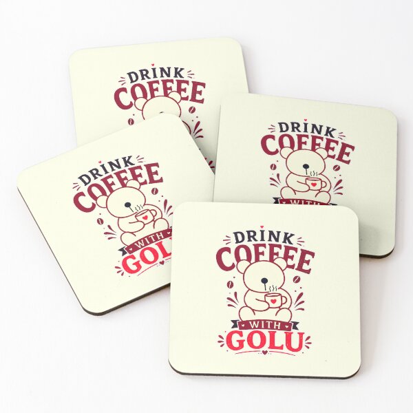 Item preview, Drink Coffee With Golu Cute Bear designed and sold by Lateggy.