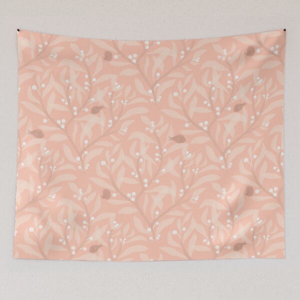 Item preview, Seaweed Botanical - Pink designed and sold by birchandbirdbk.