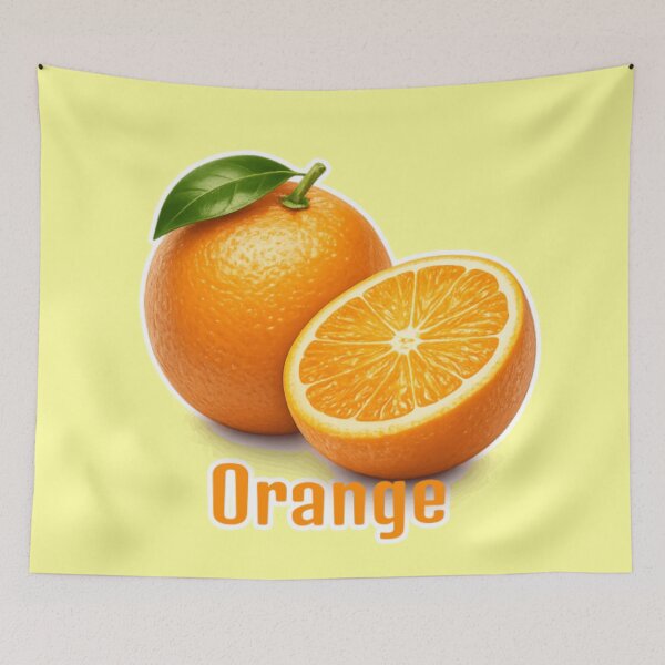 Item preview, Fresh Orange Citrus Fruit Graphic Design designed and sold by PixelParinda.