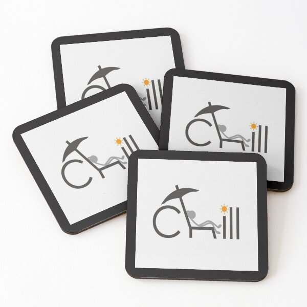 Item preview, Creative Chill Sun Umbrella Lettering illustration Artwork  designed and sold by NivyasArtistry.