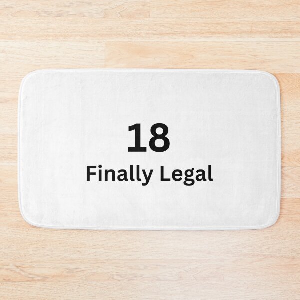Item preview, 18 Finally Legal - 18th Birthday designed and sold by UnrealShopKelko.