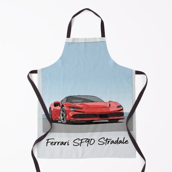 Item preview, Ferrari SF90 Stradale Hybrid Supercar Retro Polaroid Art designed and sold by Motorline44.