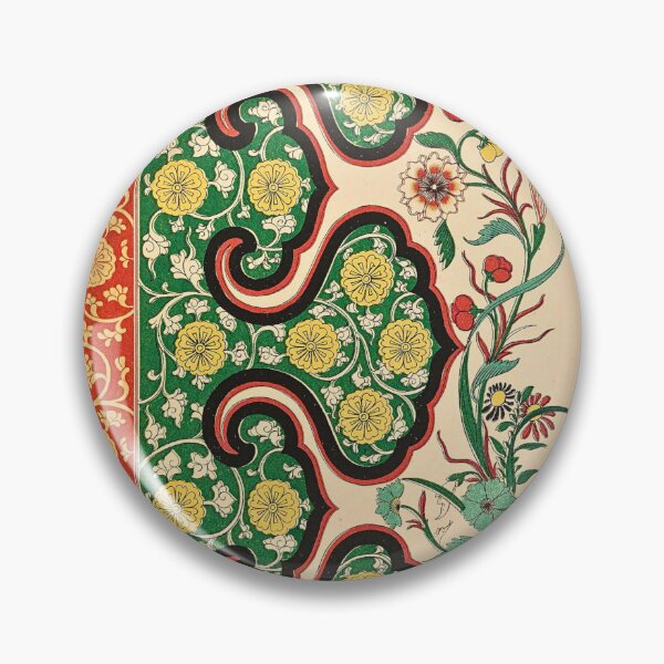 Item preview, Qian Long — Chinese Decorative Border in Red, Green and Gold designed and sold by LouDSarG.