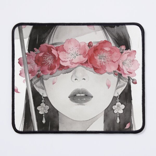 Item preview, "The Secret of the Inner Garden: Romantic Poster with Flowers and Umbrella" designed and sold by BoomPoster.