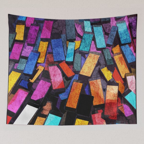 Item preview, Abstract phone designed and sold by kinpirks.