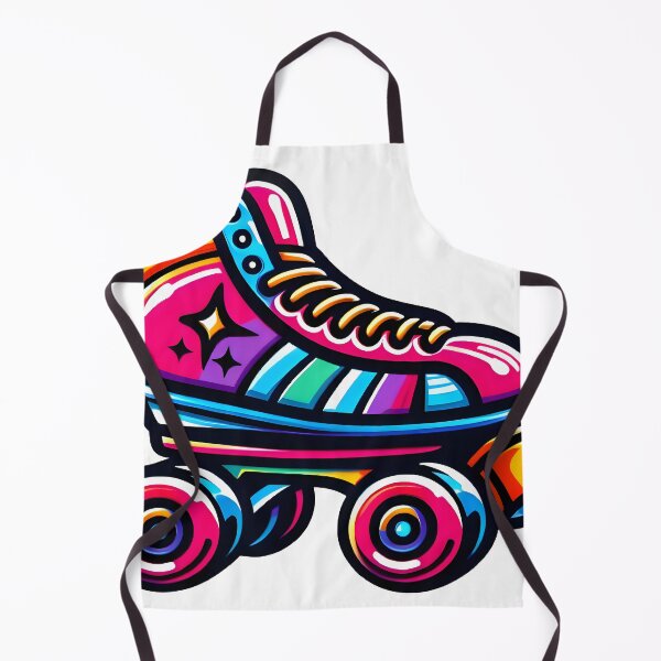 Item preview, Colorful Roller Skates – Retro Fun Illustration with Vibrant Aesthetic designed and sold by BobaBunny76.