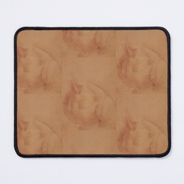 Item preview, The Bust of the Madonna by Leonardo da Vinci Renaissance Drawing Print designed and sold by artofuniverse.