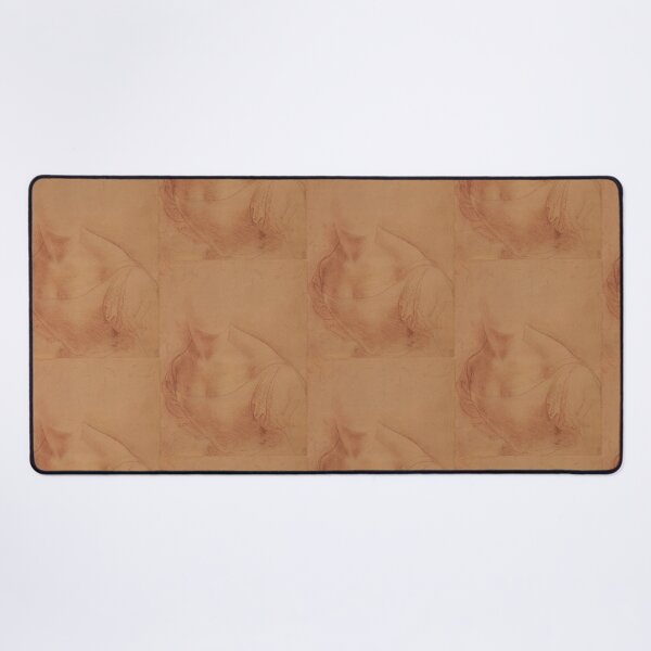 Item preview, The Bust of the Madonna by Leonardo da Vinci Renaissance Drawing Print designed and sold by artofuniverse.