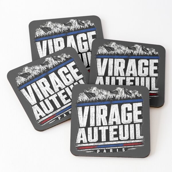 Item preview, Virage Auteuil Paris T-shirt – Fan-friendly design for the stands designed and sold by DreamInk Studio.