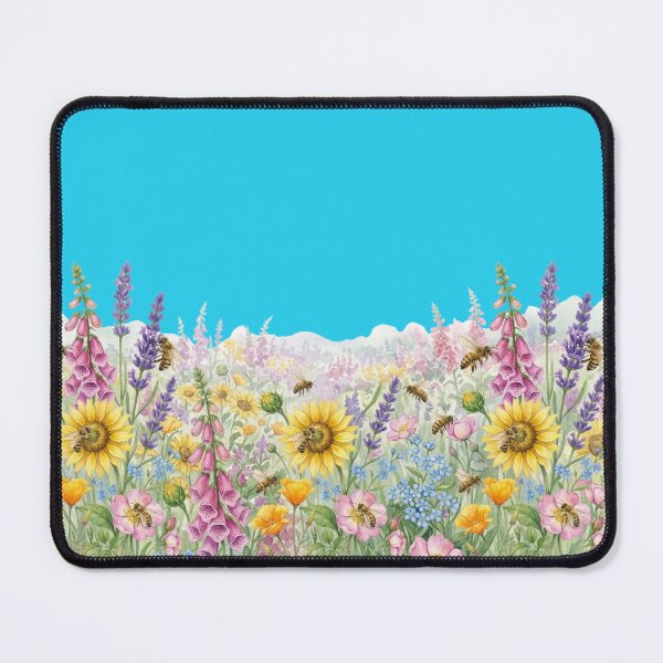 Item preview, Watercolor Bees in a field designed and sold by TB-73.