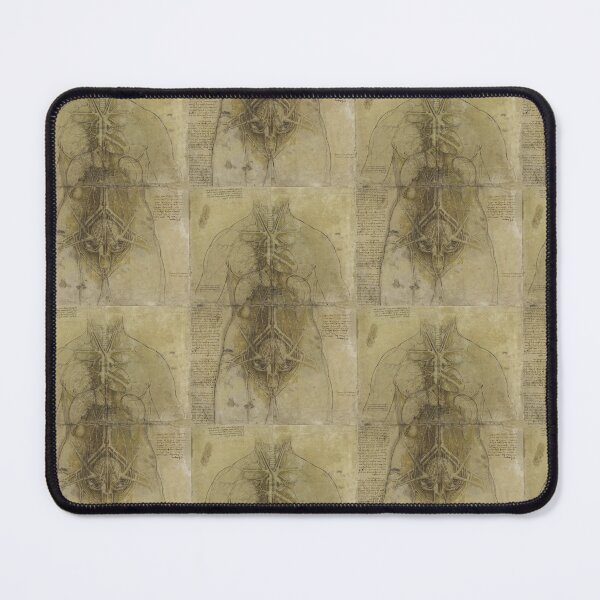 Item preview, The Cardiovascular System and Principal Organs of a Woman by Leonardo da Vinci Anatomical Study Print designed and sold by artofuniverse.