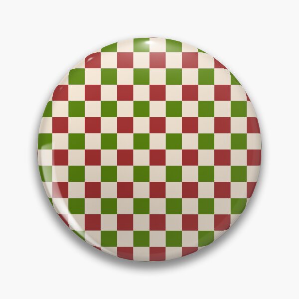 Item preview, Auburn, avocado green & antique white checkered designed and sold by Mint + Midnight.