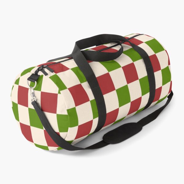 Item preview, Auburn, avocado green & antique white checkered designed and sold by Mint + Midnight.