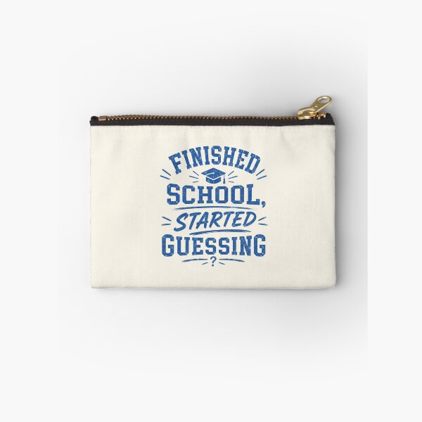 Item preview, Finished School Started Guessing designed and sold by DemureArtsy.