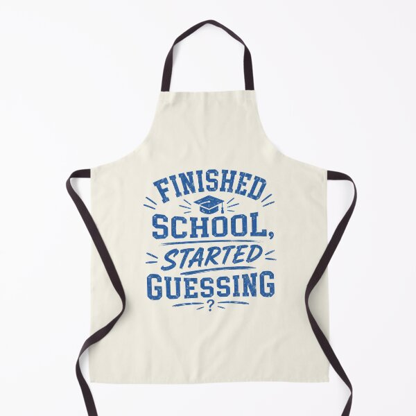 Item preview, Finished School Started Guessing designed and sold by DemureArtsy.