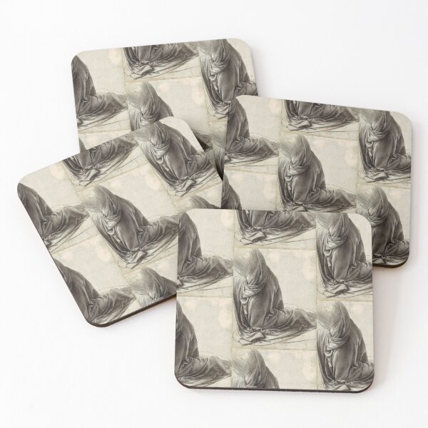 Item preview, The Drapery of a Kneeling Figure by Leonardo da Vinci Renaissance Study Print designed and sold by artofuniverse.