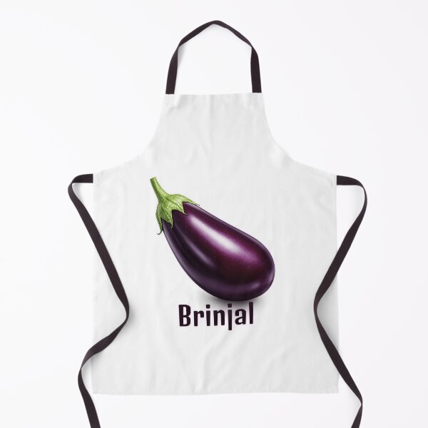 Item preview, Glossy Brinjal Vegetable Minimal Art Design designed and sold by PixelParinda.
