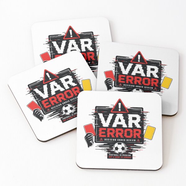 Item preview, VAR Error Funny Football Referee Meme Soccer Fan FIFA Match Day T-Shirt designed and sold by warlistop.