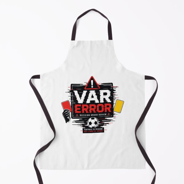 Item preview, VAR Error Funny Football Referee Meme Soccer Fan FIFA Match Day T-Shirt designed and sold by warlistop.