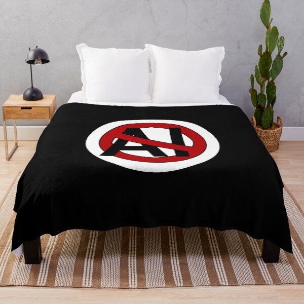 Item preview, No AI designed and sold by blacksnowcomics.