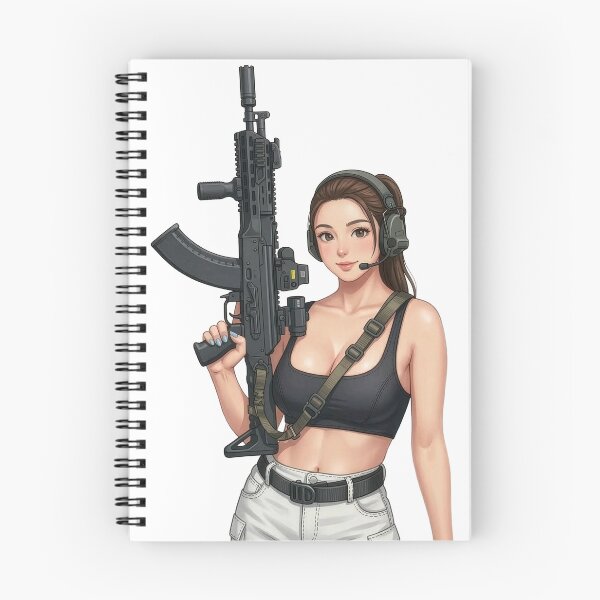 Aperçu de l'œuvre Fille AK créée et vendue par RAWLIFEGRAPHIC.