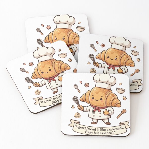 Item preview, Chef Croissant - A Good Friend is Essential designed and sold by Karol-7.