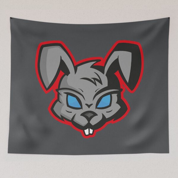 Item preview, Furious Rabbit Mascot Logo – Fierce Bunny Esports Gaming Design designed and sold by MerlinWear.