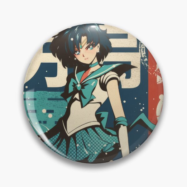 Artikelvorschau, Sailor Merkur ist kampfbereit entworfen und verkauft von AnimeArsenalPrints.