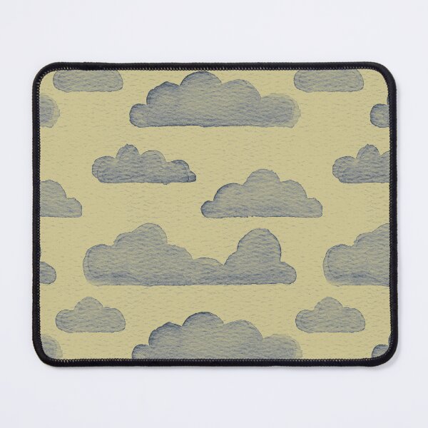 Item preview, Dreamtime Clouds Watercolor Pattern - Gold + Dusk designed and sold by Irene Estelle.