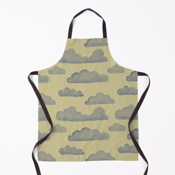 Item preview, Dreamtime Clouds Watercolor Pattern - Gold + Dusk designed and sold by Irene Estelle.