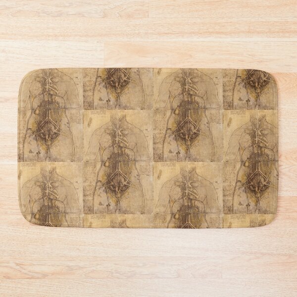 Item preview, The Female Anatomy by Leonardo da Vinci Renaissance Anatomical Study Print designed and sold by artofuniverse.