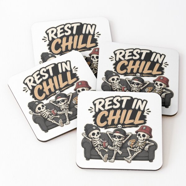 Item preview, Three Chill Skeletons Relaxing on a Couch designed and sold by LOLKart.