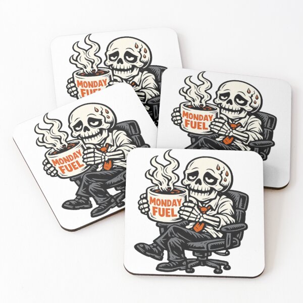 Item preview, The Exhausted Monday Skeleton designed and sold by NoriudaR.